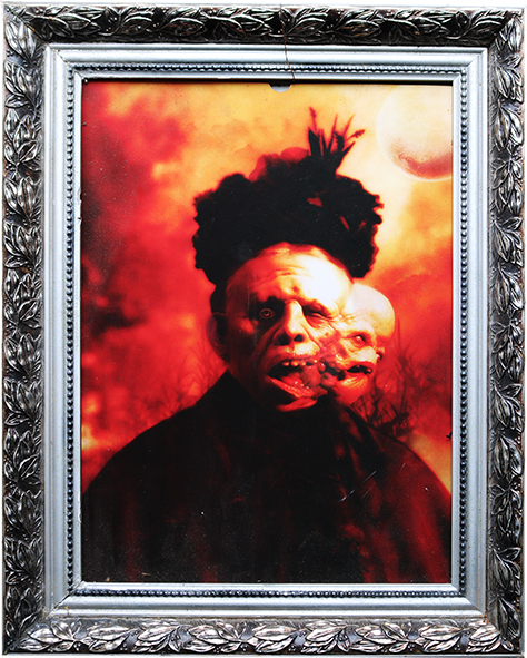 Deko Bild "schwarze Witwe" Goretraits (Hologramm Bild) 42 x 56cm